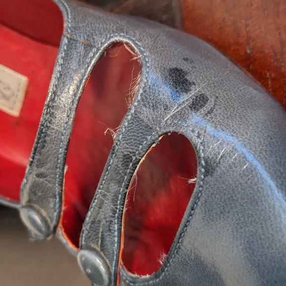 Vintage grey leather pumps by Evan Picone size 7.5 narrow - Picture 8 of 11